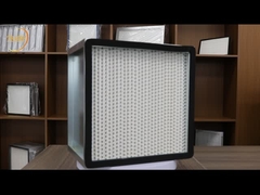 Boîte profonde industrielle de filtre du pli HEPA de séparateur de papier de papier aluminium de H13 H14 pour le laboratoire