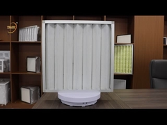 Circulation d'air pré à panneau plat synthétique du filtre 5um de climatiseur de fibre grande