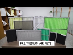 Filtre à air de cadre plissé par panneau d'alliage d'aluminium pré pour la climatisation