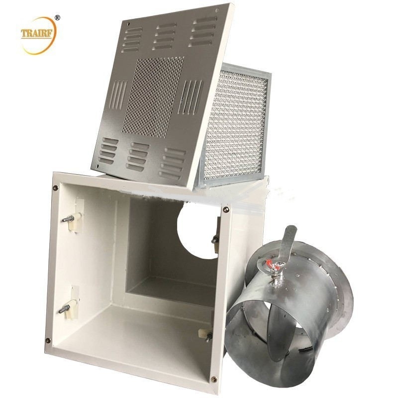 1000 boîte de filtre de conduit de filtre à air du terminal HEPA de CLASSE pour la pièce propre
