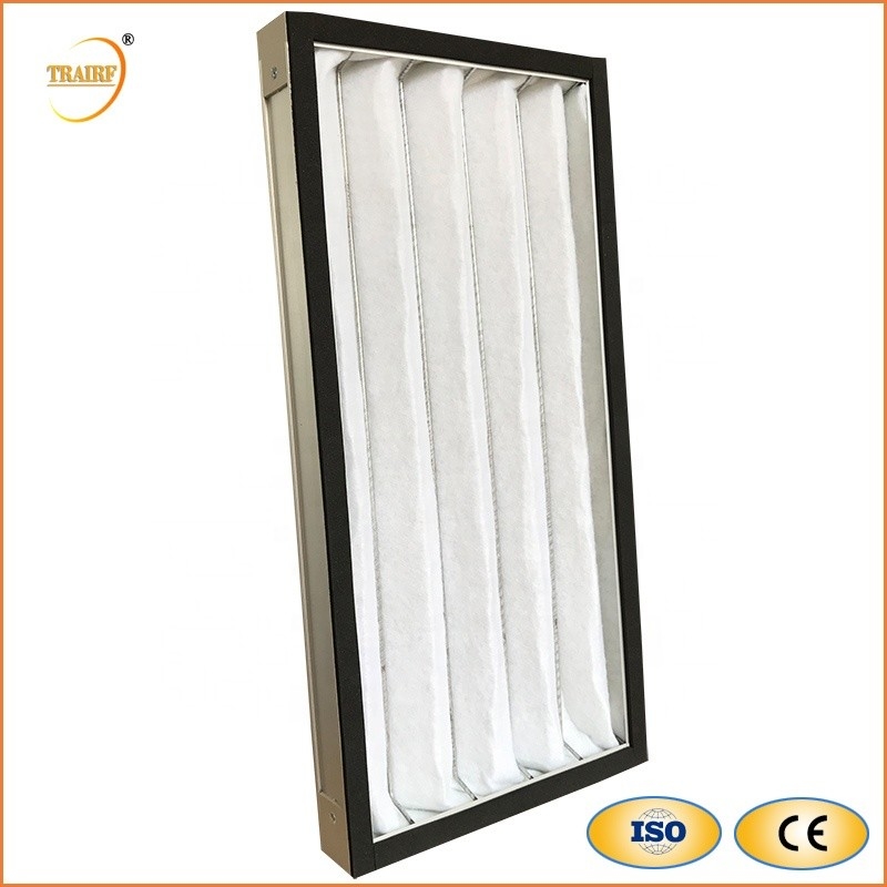 Filtre à air plissé lavable de fibre synthétique pré pour le système de ventilation