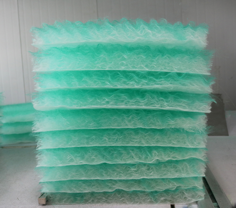 fibre de verre de filtre du filtre à air 5um de cabine de peinture de 50mm 60mm