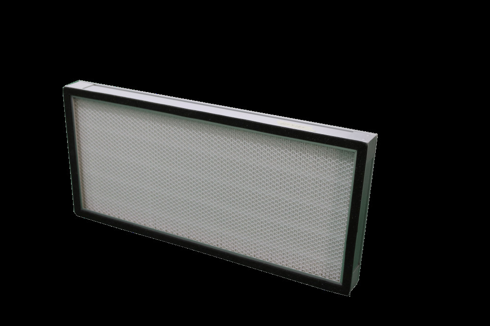 Filtre à air terminal du panneau HEPA des médias H13 H14 de Mini Pleats Glass Fiber Filter de filtration pour le capot d'écoulement laminaire