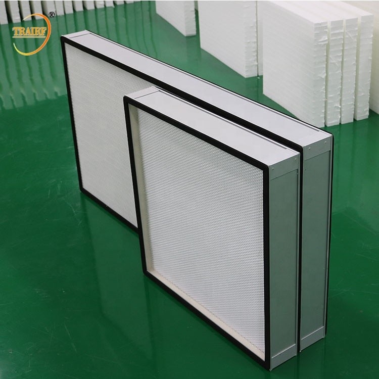 Boîte EN182 de filtre du filtre à air HEPA des fibres de verre HEPA de DOP 99%