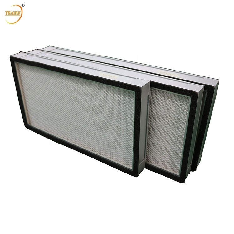 Boîte EN182 de filtre du filtre à air HEPA des fibres de verre HEPA de DOP 99%