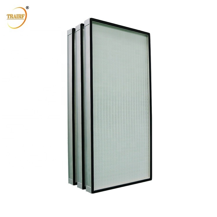 Écoulement laminaire Hood Filter 220Pa de fibre de verre de filtre à air de H13 HEPA