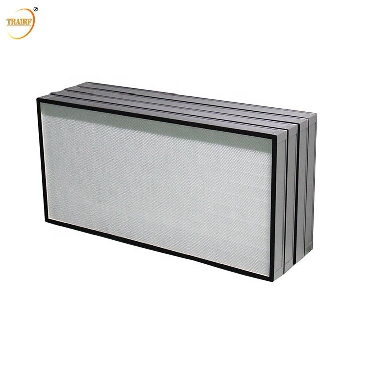 Écoulement laminaire Hood Filter 220Pa de fibre de verre de filtre à air de H13 HEPA