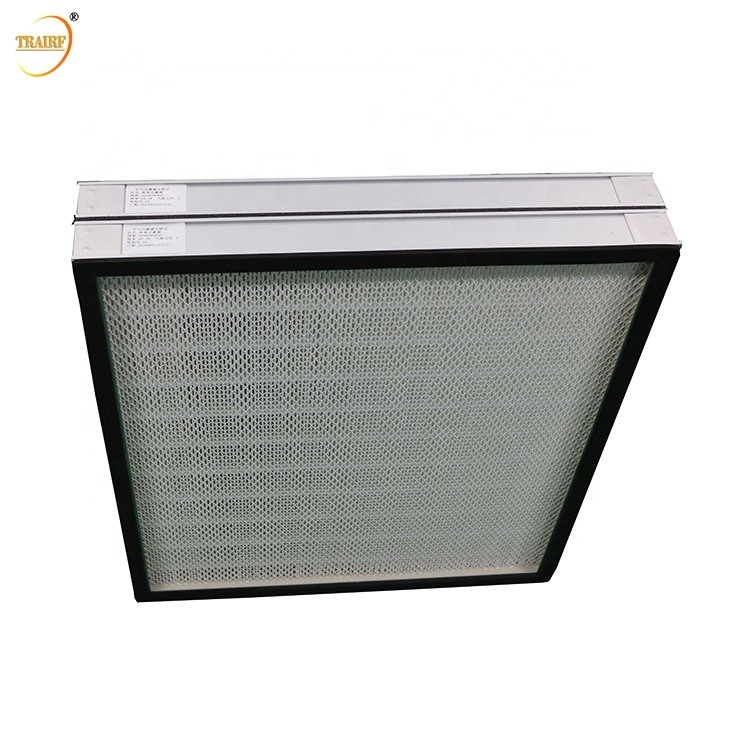 Filtre à air 0.3u de salle propre HEPA de vue en métal de la classe 10000 de la classe 100