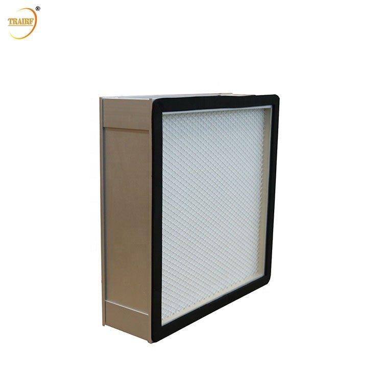 Filtre à air 0.3u de salle propre HEPA de vue en métal de la classe 10000 de la classe 100