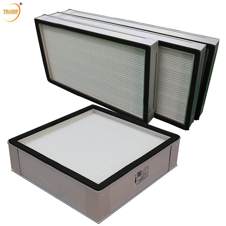 Unité de filtrage de fan du filtre à air HEPA de Hepa 14 de cadre d'alliage d'aluminium 0,3 micromètres