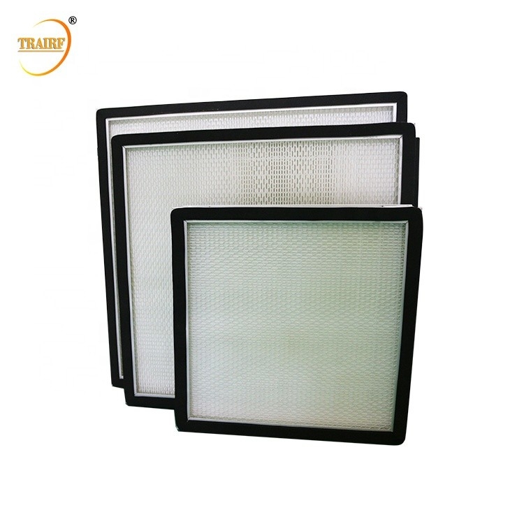 Remplacement fin 24x24x2 de filtre à air de la filtration H13 HEPA de la poussière