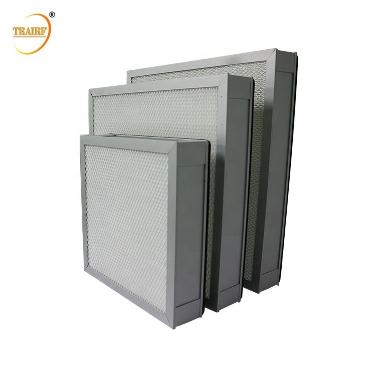 Remplacement fin 24x24x2 de filtre à air de la filtration H13 HEPA de la poussière