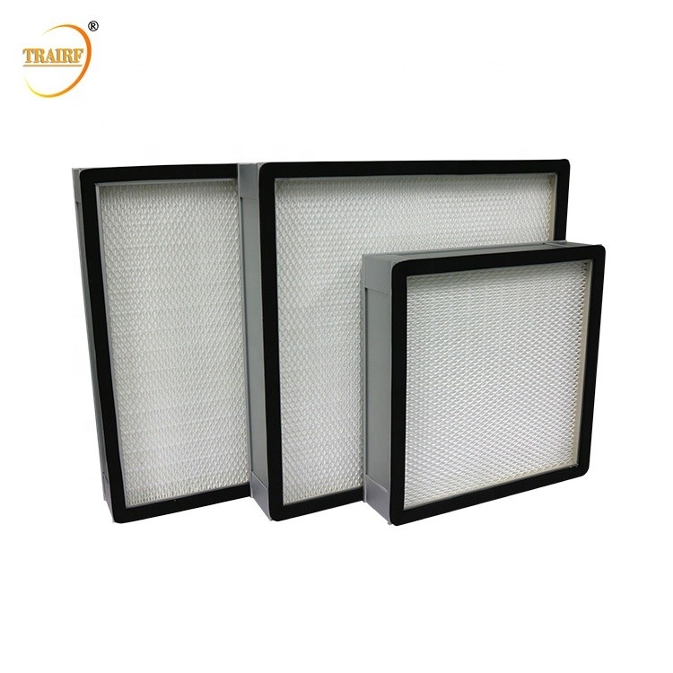 Filtre à air H12 H13 H14 de la serre chaude HEPA du cadre 99,99% d'alliage d'aluminium