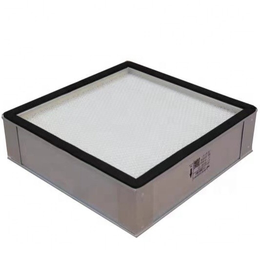 99,99% filtre à air de la fibre H14 HEPA de Galss de micro pour la pièce propre