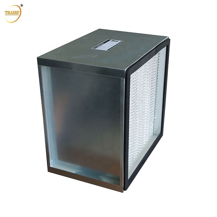 Filtre de la salle d'opération de rendement élevé de fibre de verre du terminal H13 HEPA