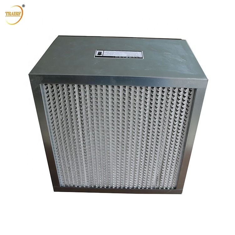 Filtre de la salle d'opération de rendement élevé de fibre de verre du terminal H13 HEPA