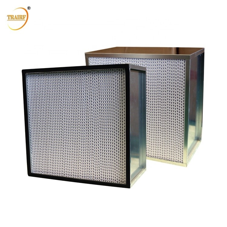 Pouce plissé profond de la boîte 24X24X12 de filtre à air de l'hôpital H11 H12 H13