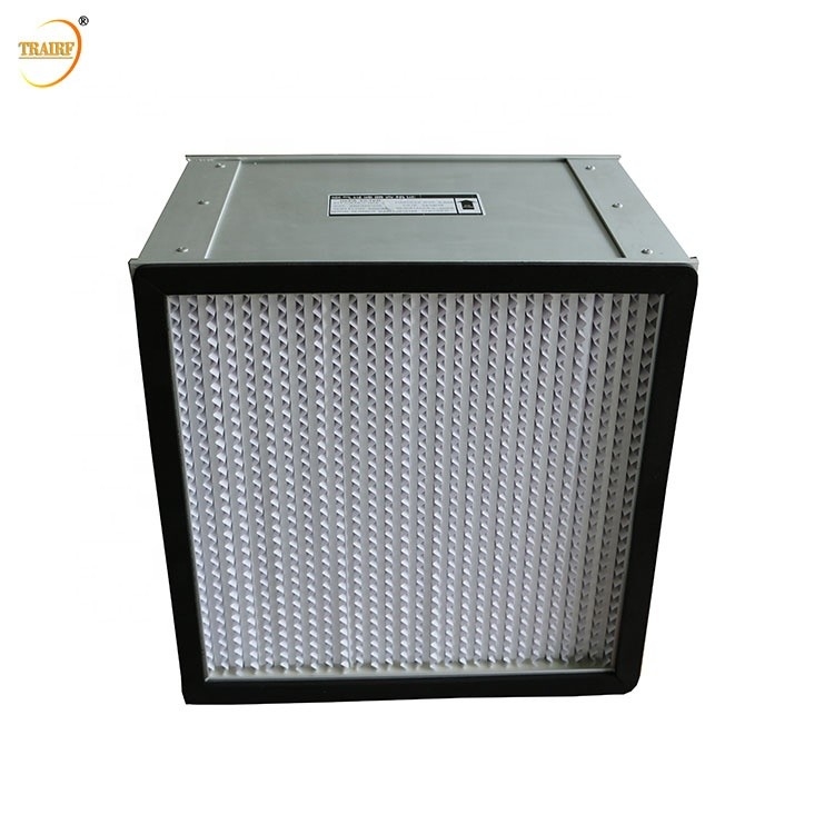 Pouce plissé profond de la boîte 24X24X12 de filtre à air de l'hôpital H11 H12 H13