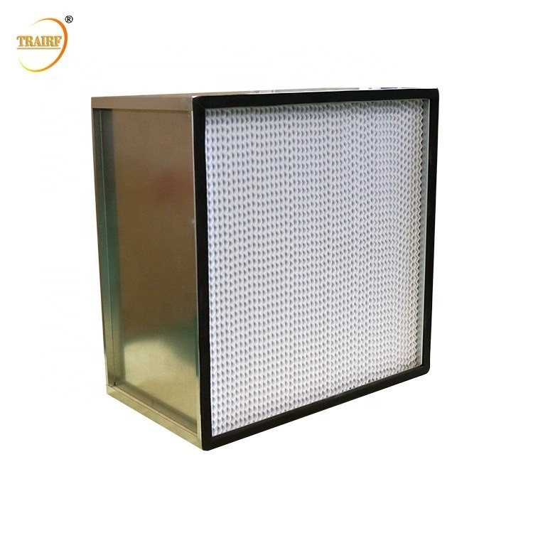 filtre profond du pli HEPA de 300*550*300mm H12 H13 pour le capot d'écoulement laminaire