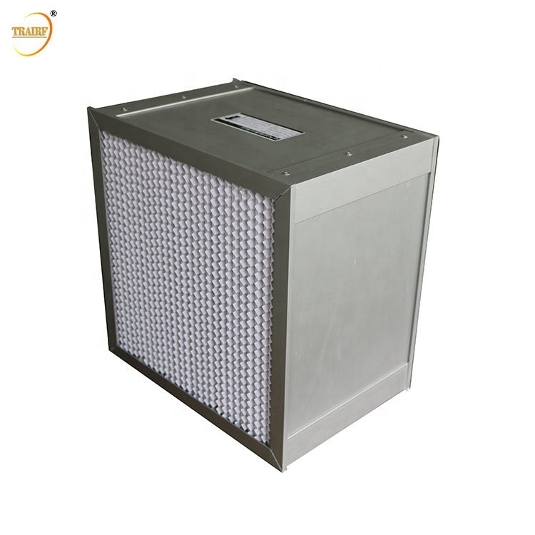 filtre profond du pli HEPA de 300*550*300mm H12 H13 pour le capot d'écoulement laminaire