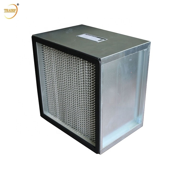 Filtre profond du pli HEPA du cadre 99,99% en aluminium pour le système de ventilation