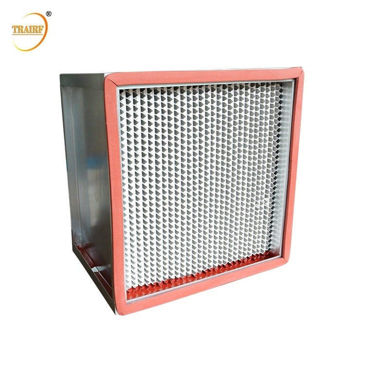 Filtre à hautes températures 220Pa des systèmes HEPA de filtration de pièce propre