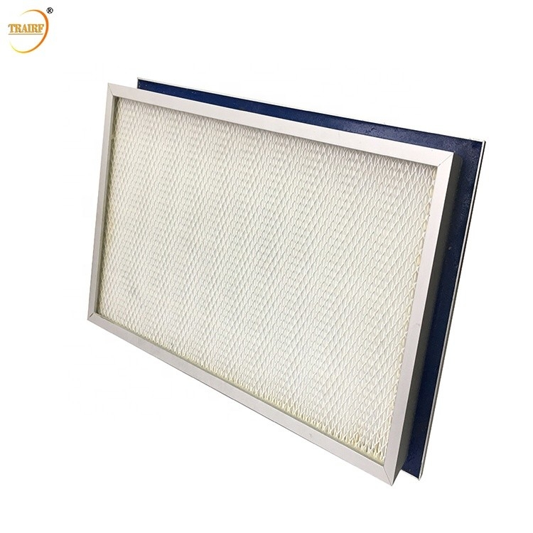 Phoque pharmaceutique Mini Pleated Hepa Filter H13 H14 du gel EN1882