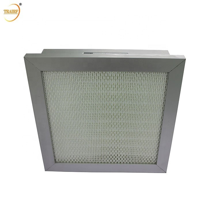 Phoque pharmaceutique Mini Pleated Hepa Filter H13 H14 du gel EN1882