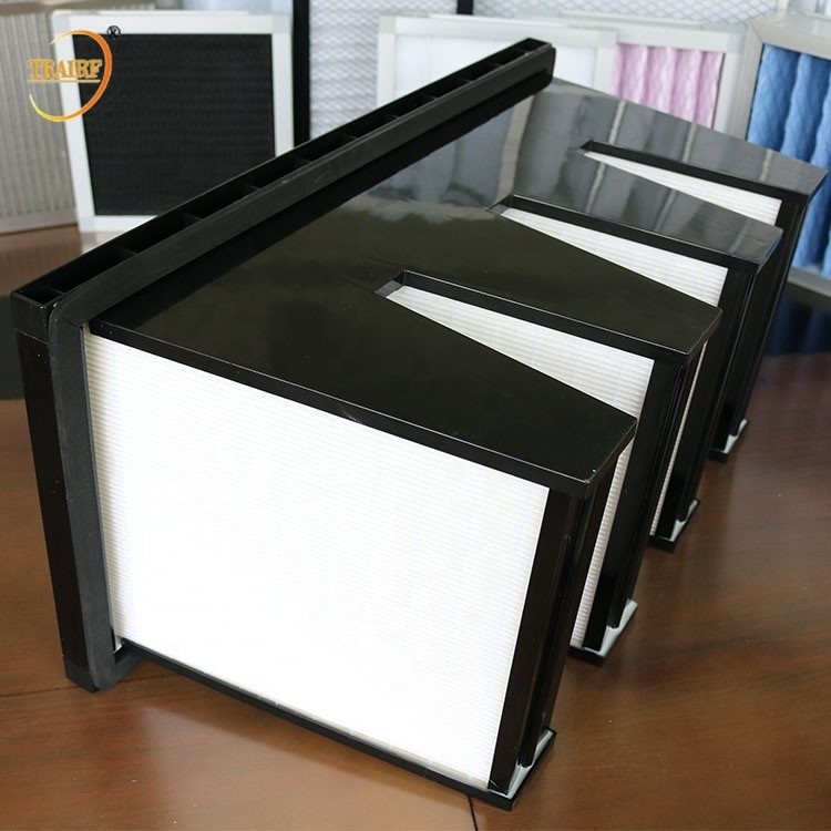Filtre micro de banque de la fibre de verre HEPA V de F9 H10 H13 étanche à l'humidité
