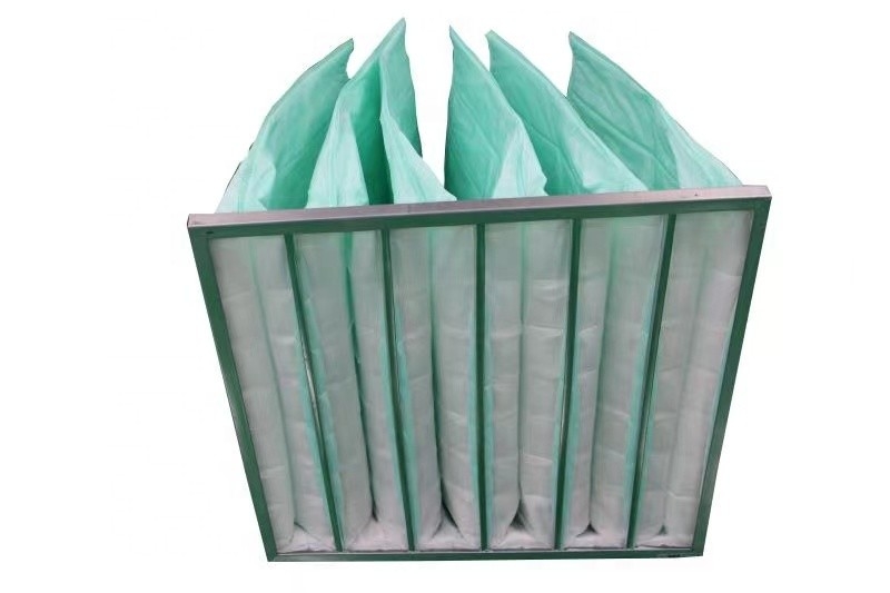 Filtre à air de poche des filtres à manches de climatisation F6 pour l'industrie alimentaire