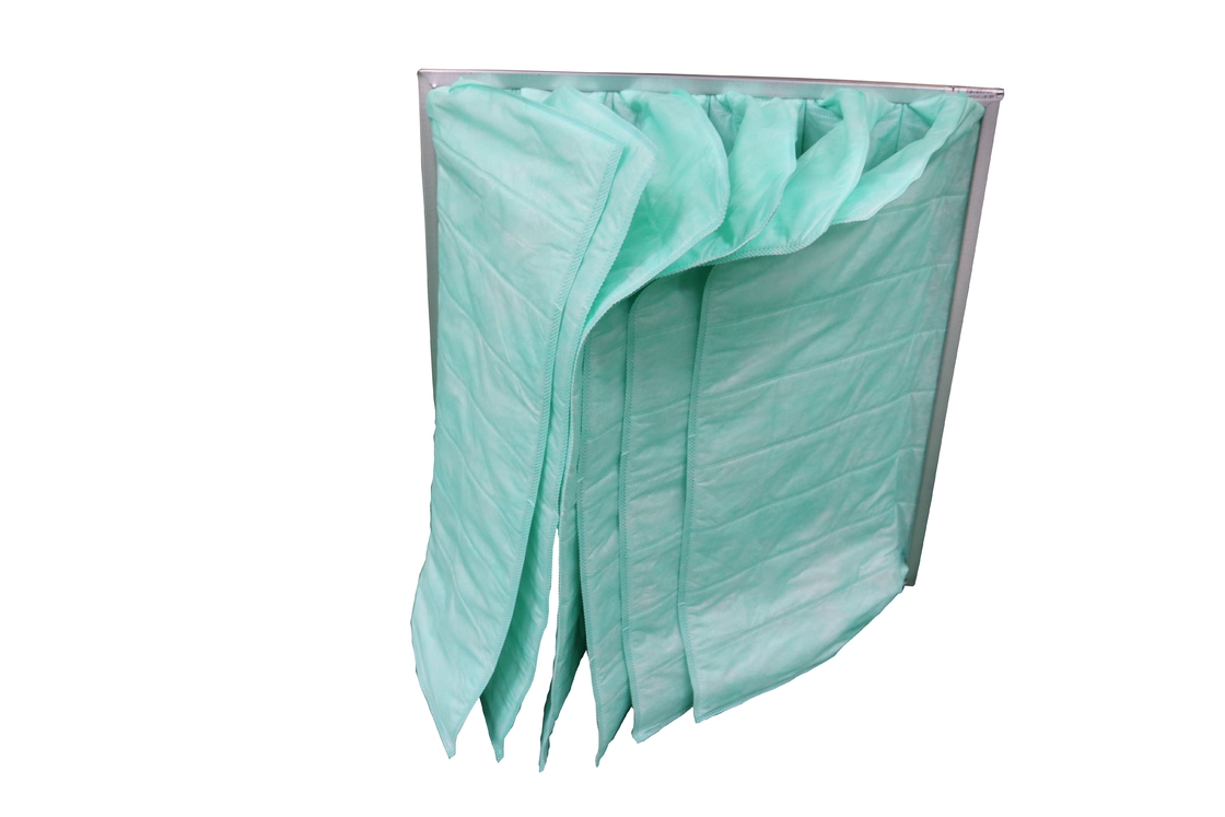 Filtre à air de poche des filtres à manches de climatisation F6 pour l'industrie alimentaire