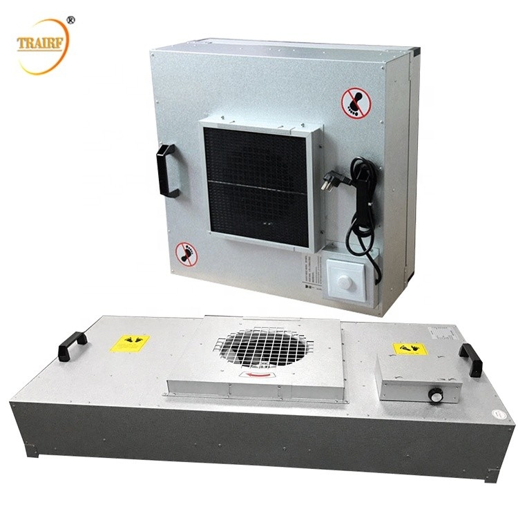 Unité argentée du filtre FFU d'OIN HEPA AC220V 50Hz pour la cabine propre