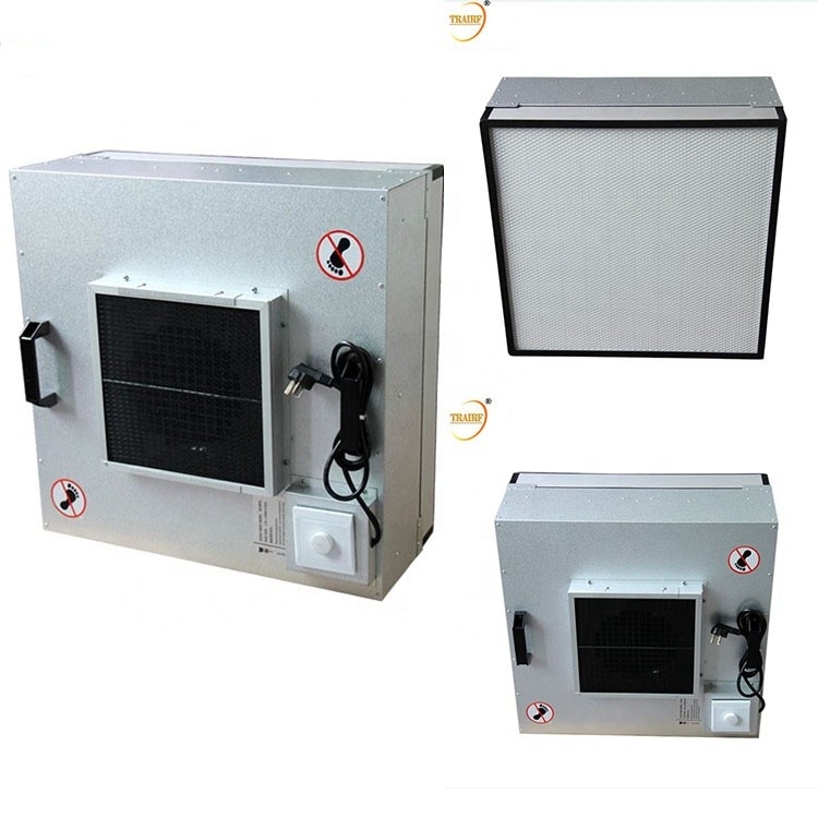 Unité argentée du filtre FFU d'OIN HEPA AC220V 50Hz pour la cabine propre