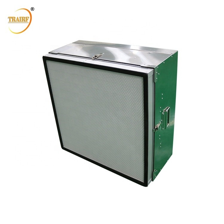 Unité de filtrage de fan du cadre H14 HEPA de l'acier inoxydable 304 pour le laboratoire de biologie