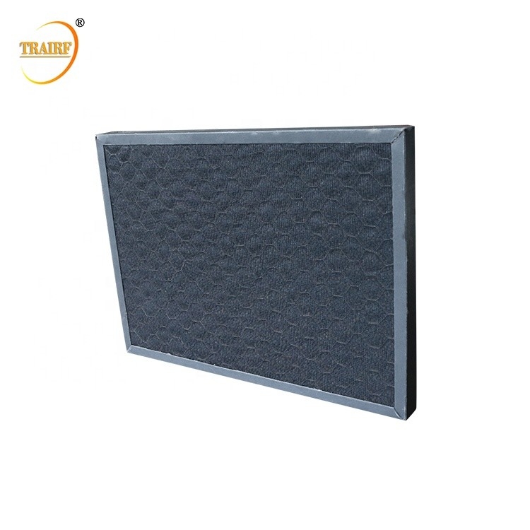 feuille 250*200*10mm de filtre à air de charbon actif du nid d'abeilles 5um