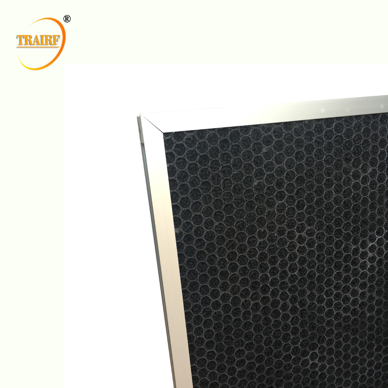 Nid d'abeilles 5um Mini Activated Carbon Hvac Filter 250*200*10mm