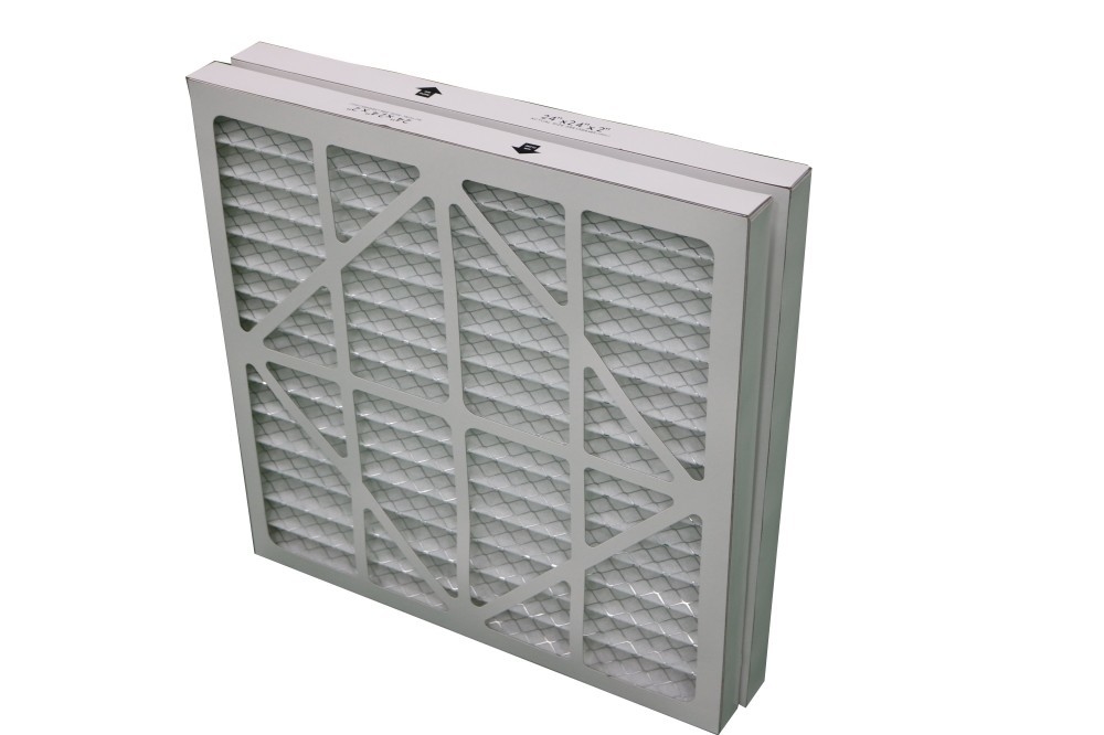 Filtre à air se pliant industriel G3/G4 de panneau de cadre du carton UL900