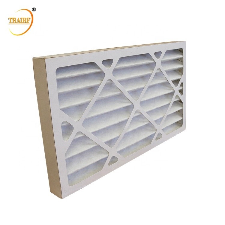 80%RH AHU pré le filtre à air plissé de papier filtre pour le climatiseur