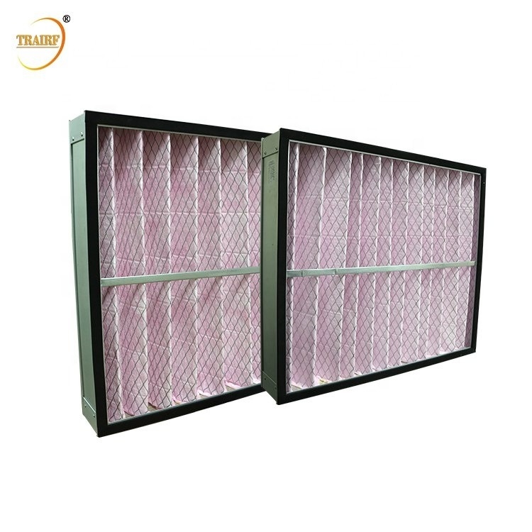 Filtre à air plissé de la CAHT de four à C.A. de MERV 13 jetables avec le filet de galvanisation