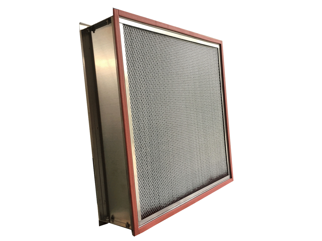 Papier d'aluminium HEPA de filtration d'air de pièce propre de filtre à hautes températures du système
