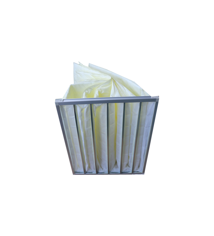 Filtre à air moyen F8 de sac d'efficacité de cadre d'alliage d'aluminium pour le système de ventilation d'industrie