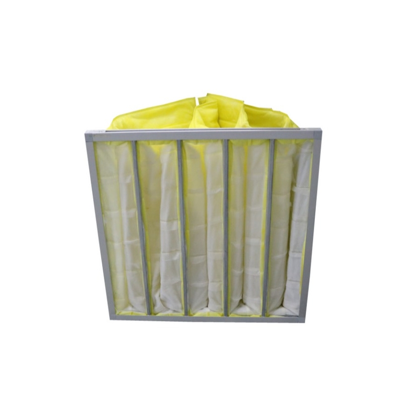 Filtre à air 0.5um de fibre de verre de filtre à manches de la climatisation F9