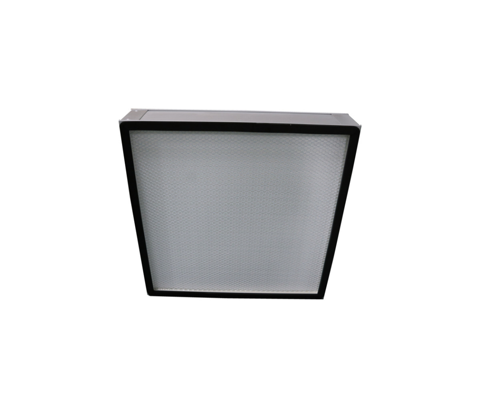 filtre profond d'écoulement laminaire de Hepa de pli de la fibre de verre 99,99% 0.3u