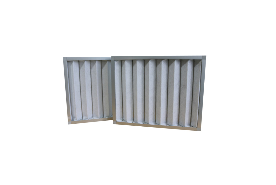 Le cadre en aluminium G4 a plissé la résistance inférieure de filtre à air de panneau