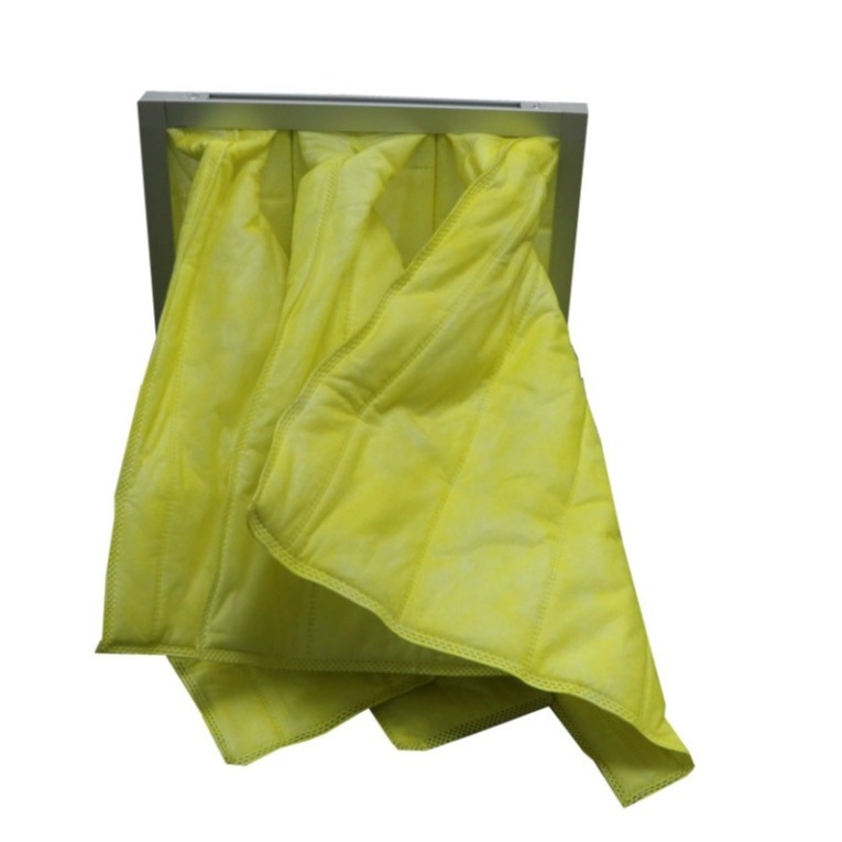Résistant à l'humidité élevée moyenne de filtre à manches de l'efficacité F8 d'installation facile