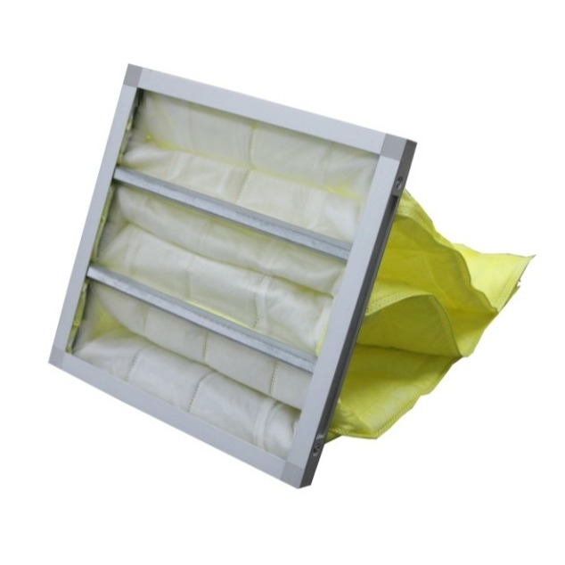 Résistant à l'humidité élevée moyenne de filtre à manches de l'efficacité F8 d'installation facile