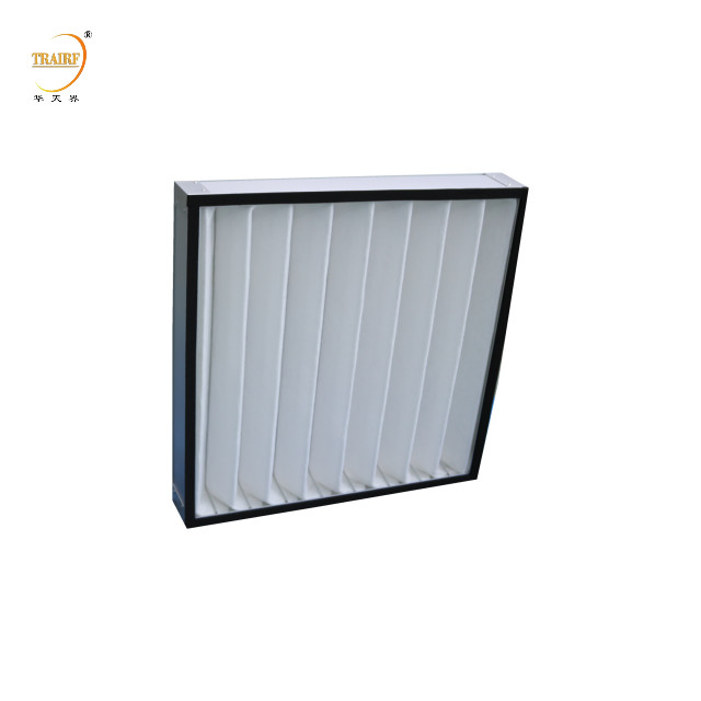Filtre à haute efficacité primaire Filtre à panneau plissé pour salle blanche