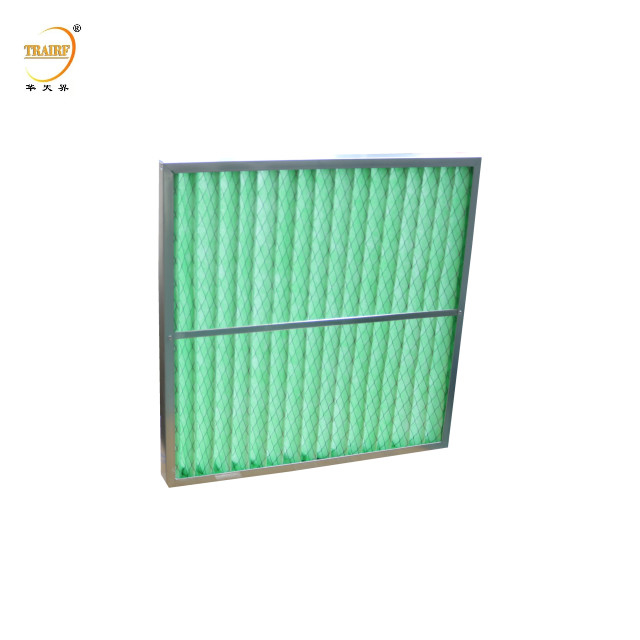 Cadre en aluminium Efficacité primaire G4 Filtre à poussière grossière Filtre prélavageable