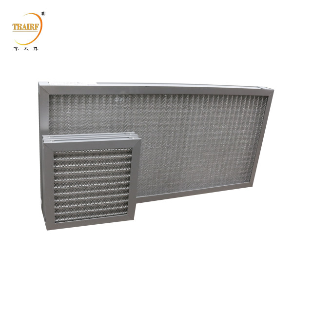 Filtre à air préconditionné en aluminium en acier inoxydable