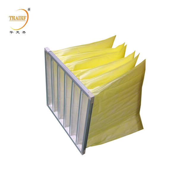 6 poches Filtre Galvanisation cadre 490-490-500mm Filtre à airbag